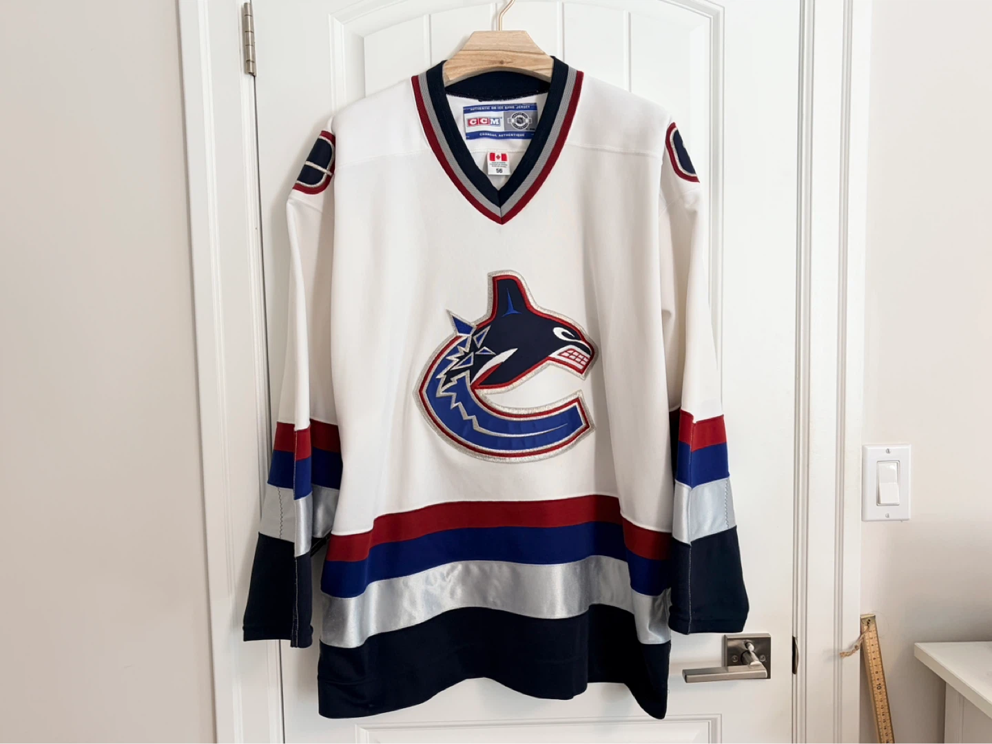 Authentic CCM Canucks West Coast Express On Ice Jersey 56