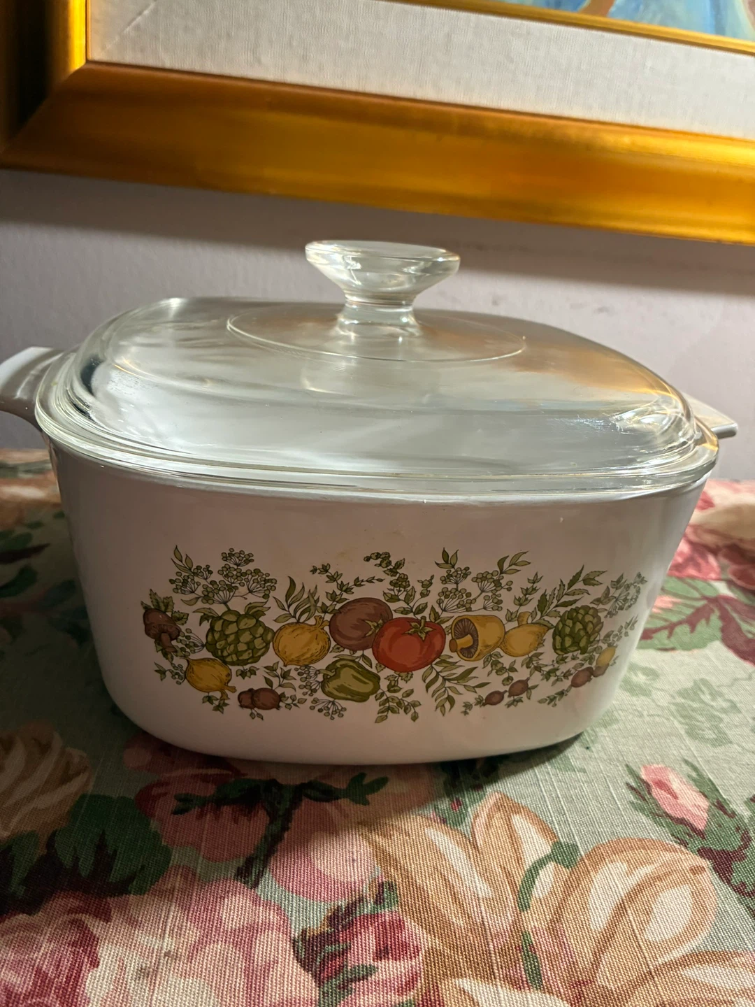 CorningWare "Vegetable" Casserole Dish with Lid
