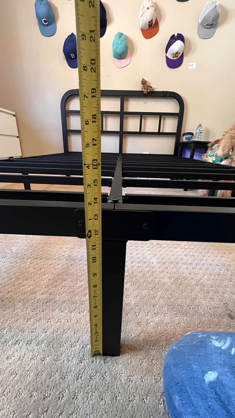 Black Metal Full “Double” Bed Frame - photo 5