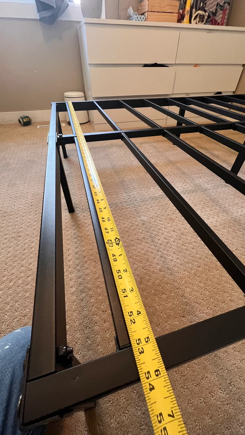 Black Metal Full “Double” Bed Frame - photo 4