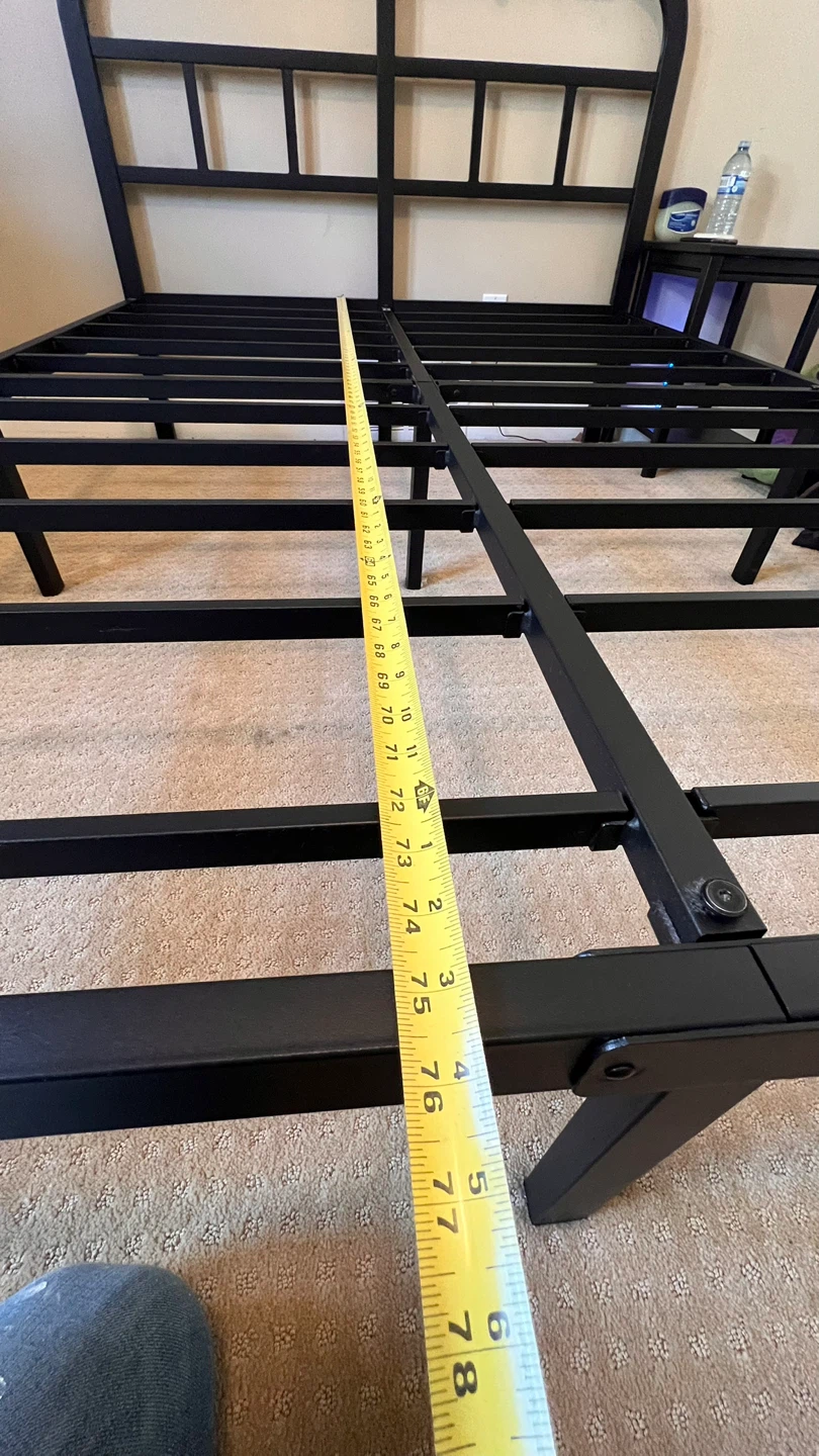 Black Metal Full “Double” Bed Frame - photo 3