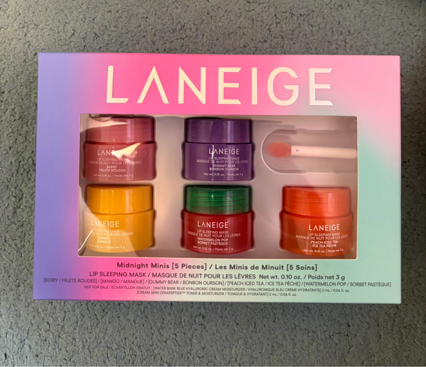 NEW LANEIGE Lip Sleeping Mask Set