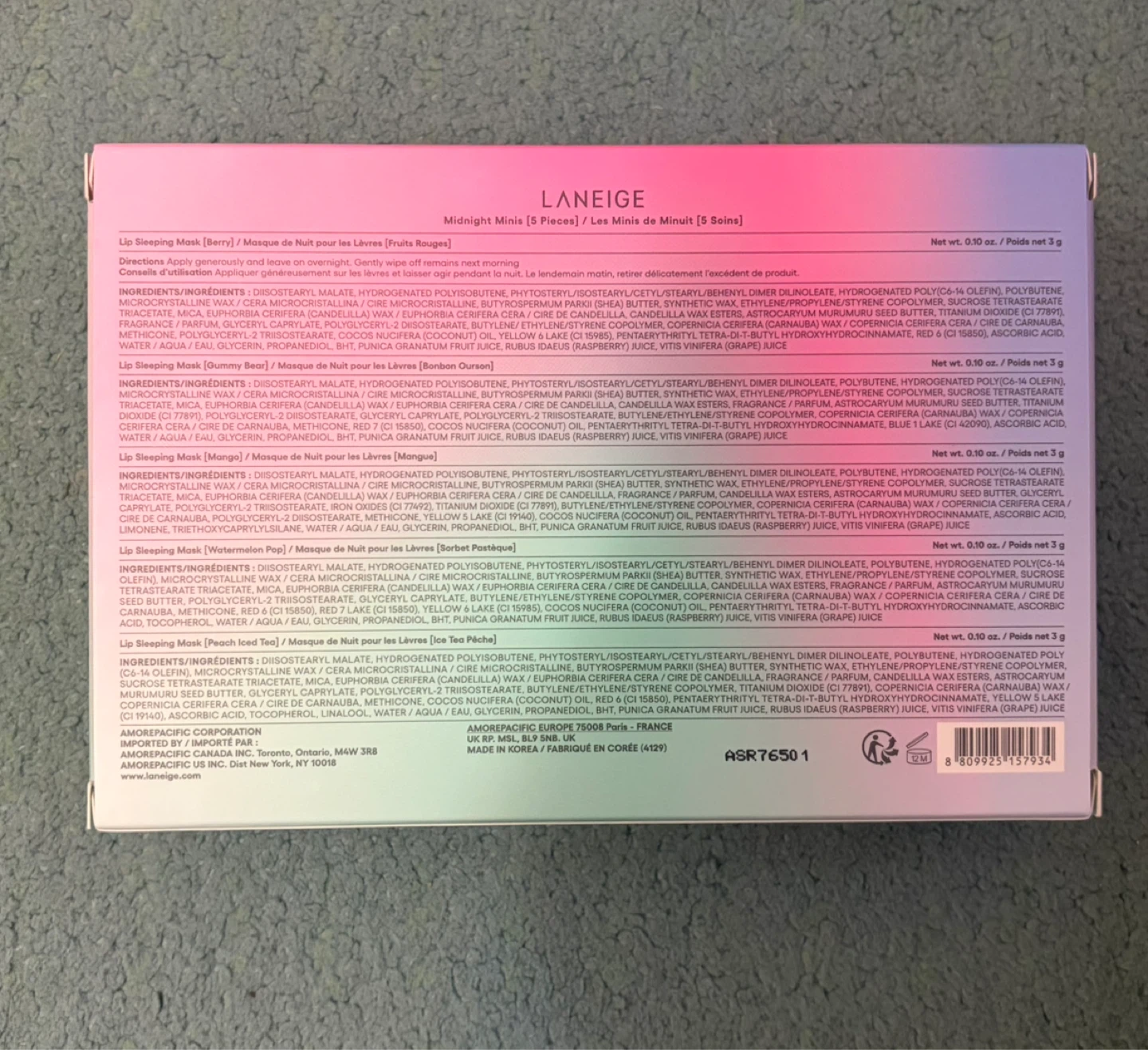 NEW LANEIGE Lip Sleeping Mask Set - photo 2