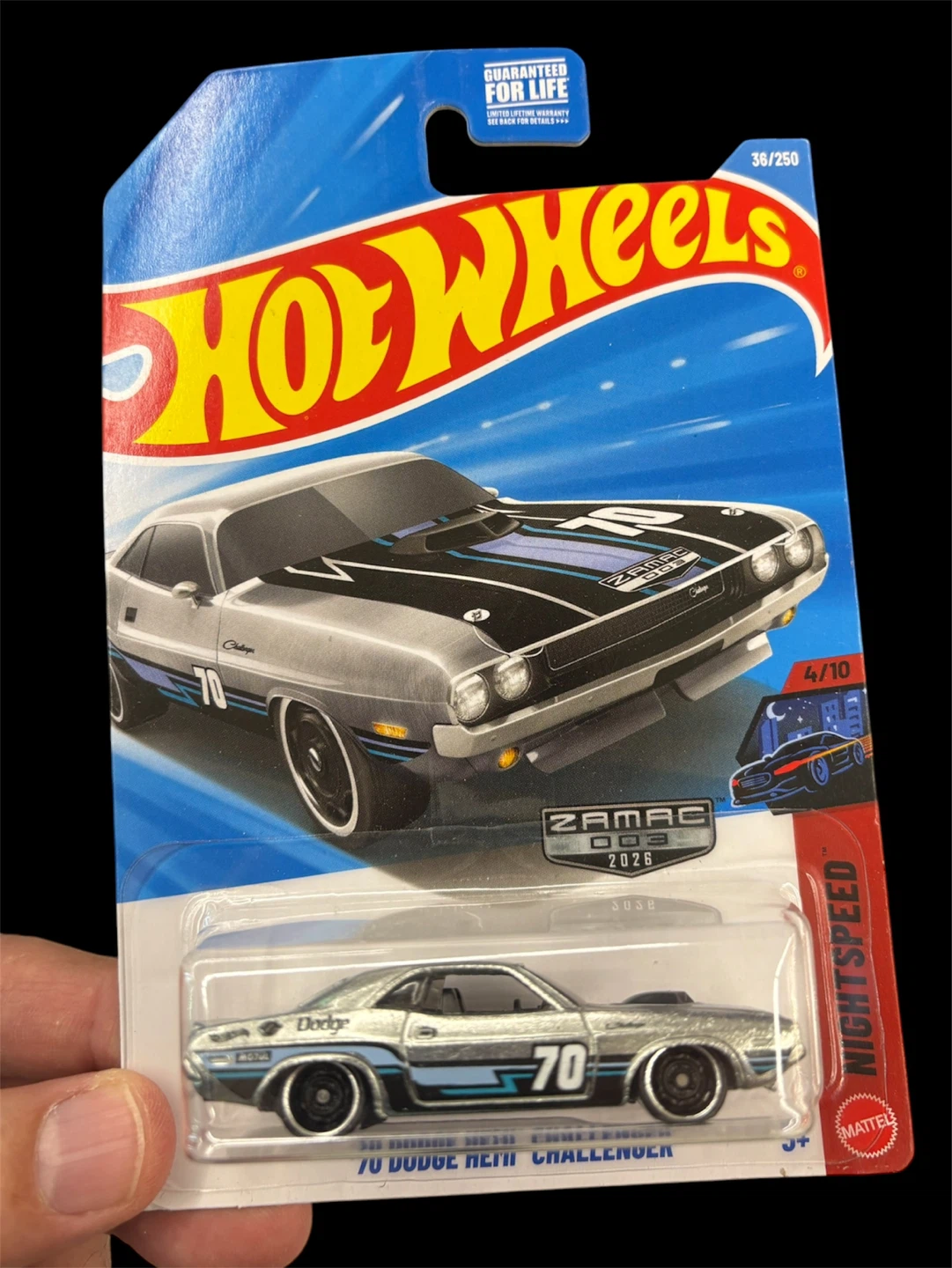 Hot Wheels 70 Dodge Hemi Challenger Zamac