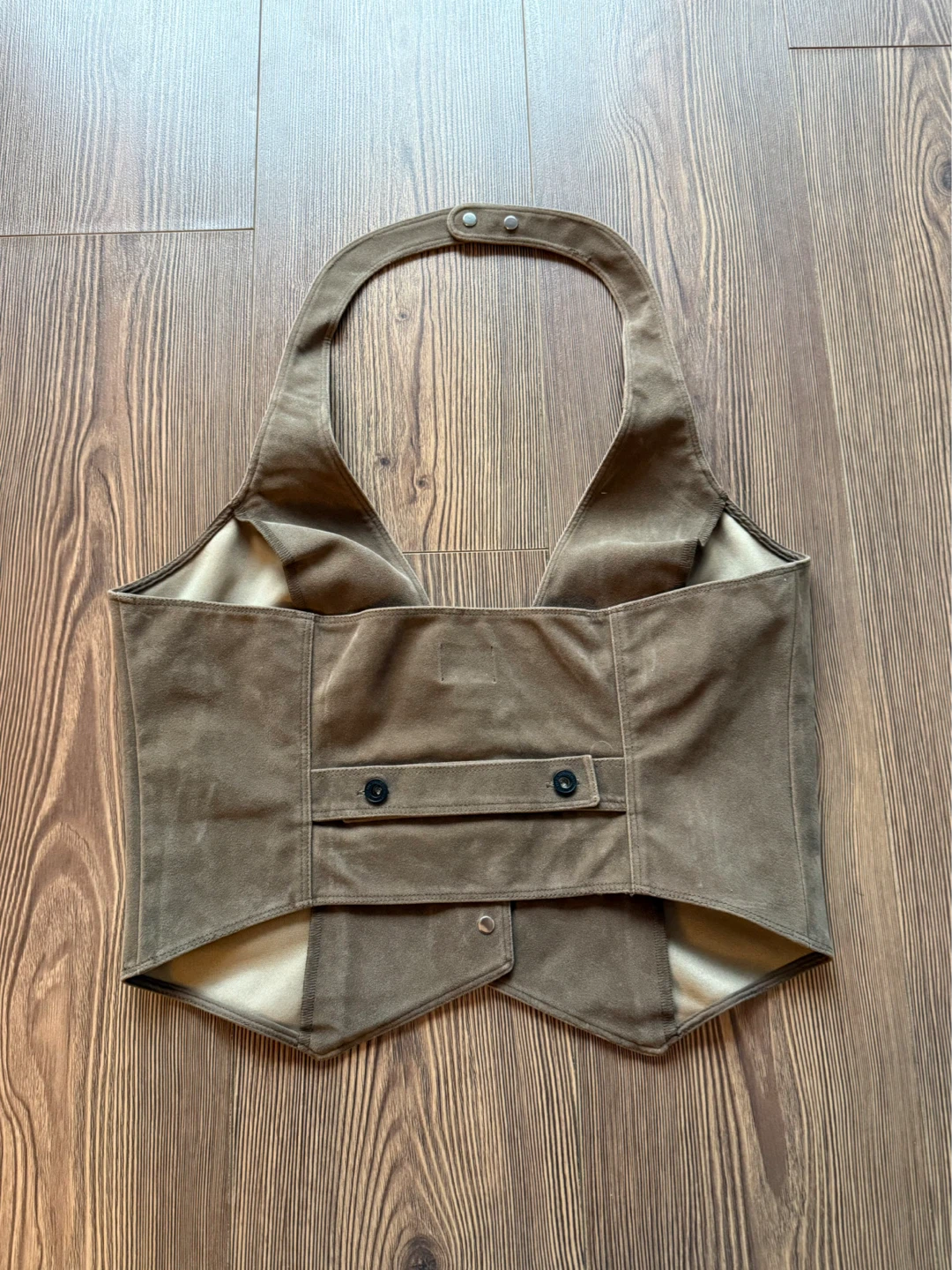 Urban Outfitters BDG Suede Halter Vest | Size L - photo 4