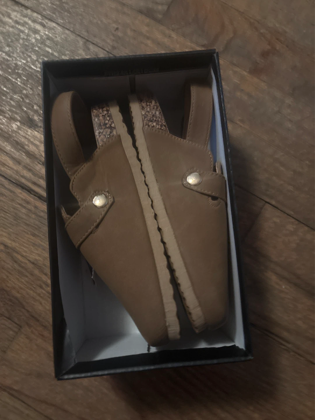 Tahari KLAE Mules Size 1 Latte NB kids - photo 4