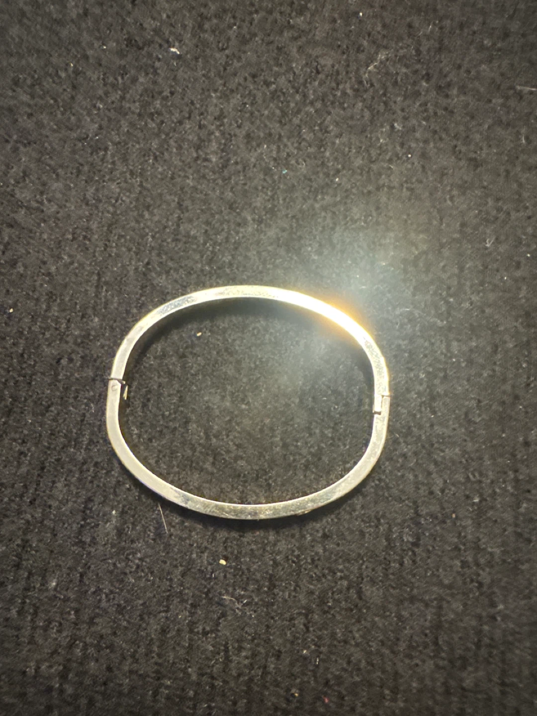 Stainless steel Bangle Bracelet with Screw Details - photo 2