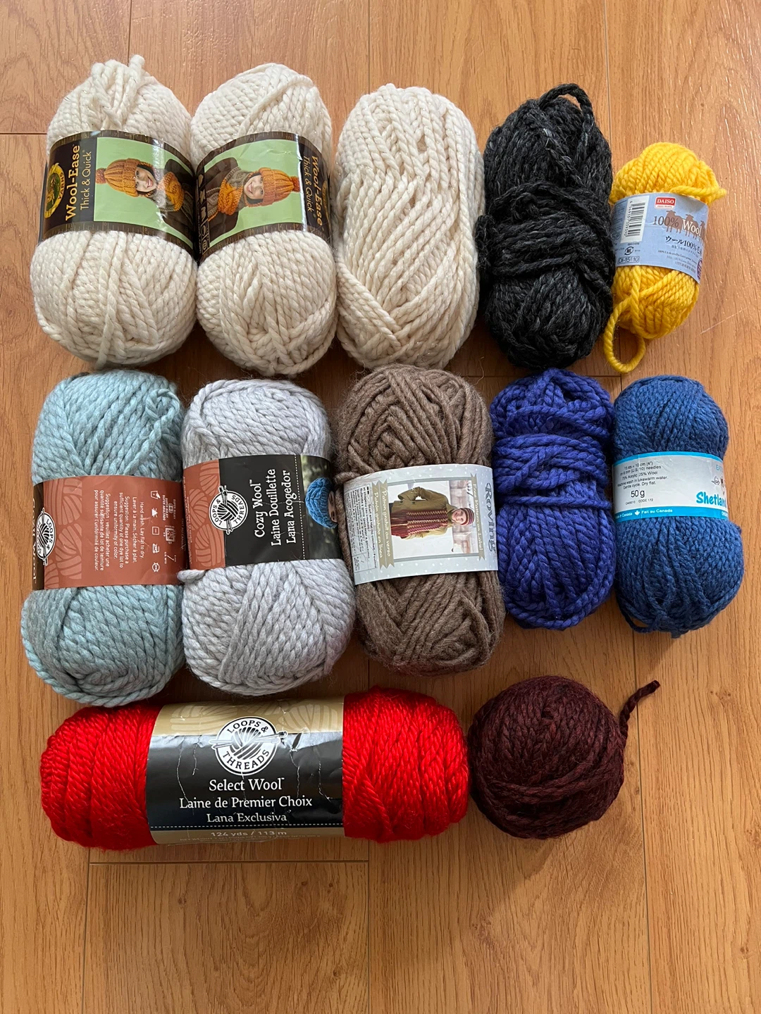 Assorted Super Bulky Yarn Lot