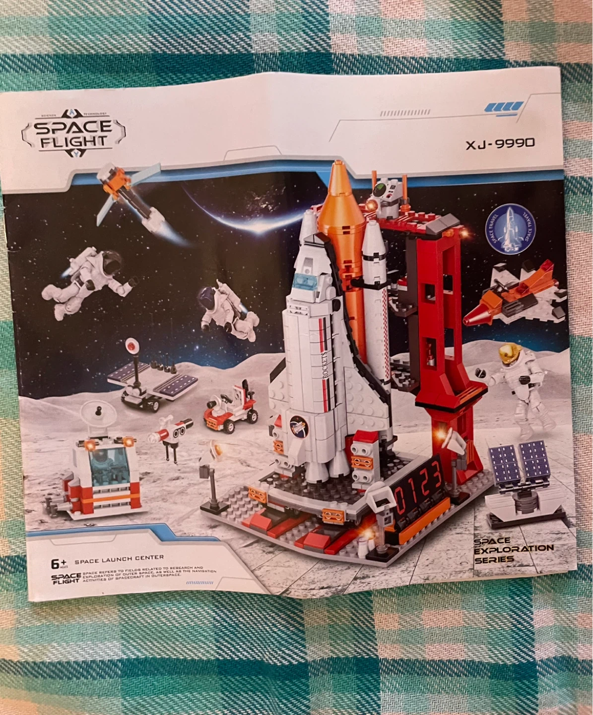 Rare Space Mission Kit 🚀📦 | NASA Building Blocks + Manual 👍