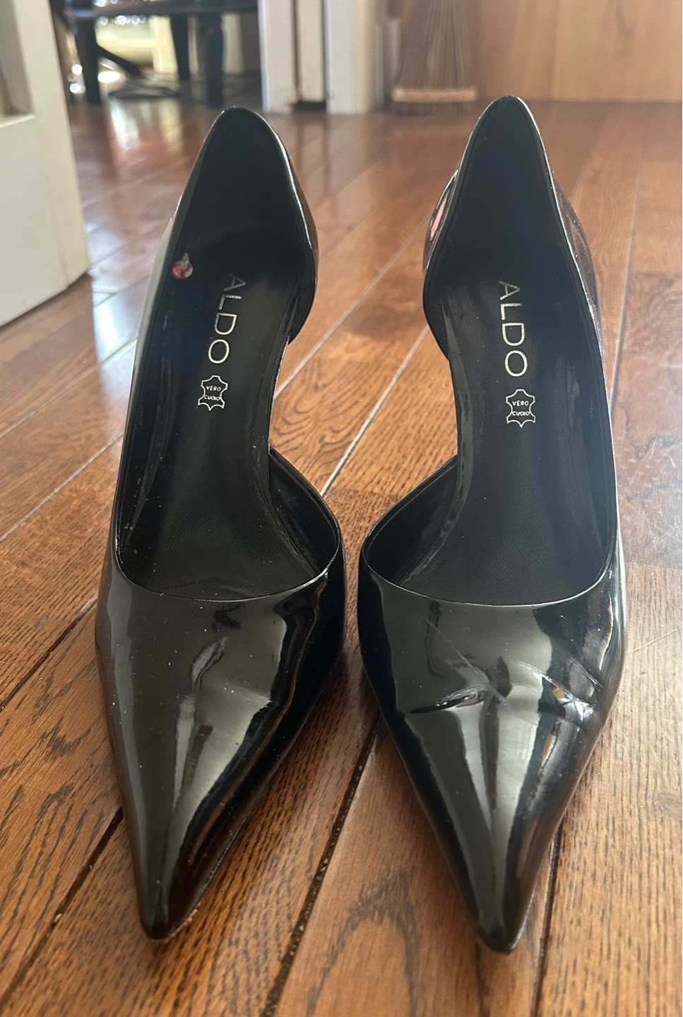 ALDO Women's Black Patent Leather Heels