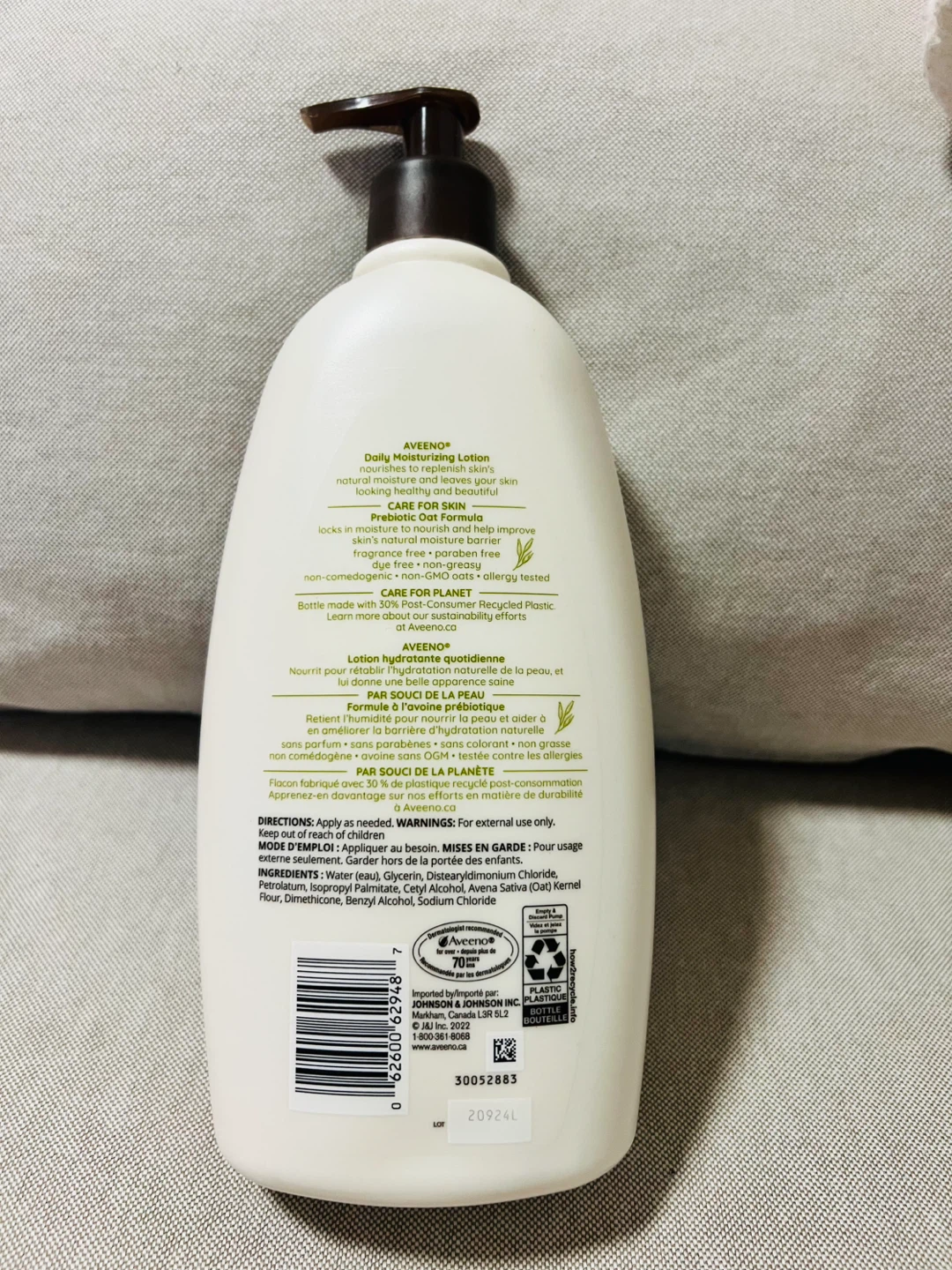 Aveeno Daily Moisturizing Lotion - 710 mL - photo 2