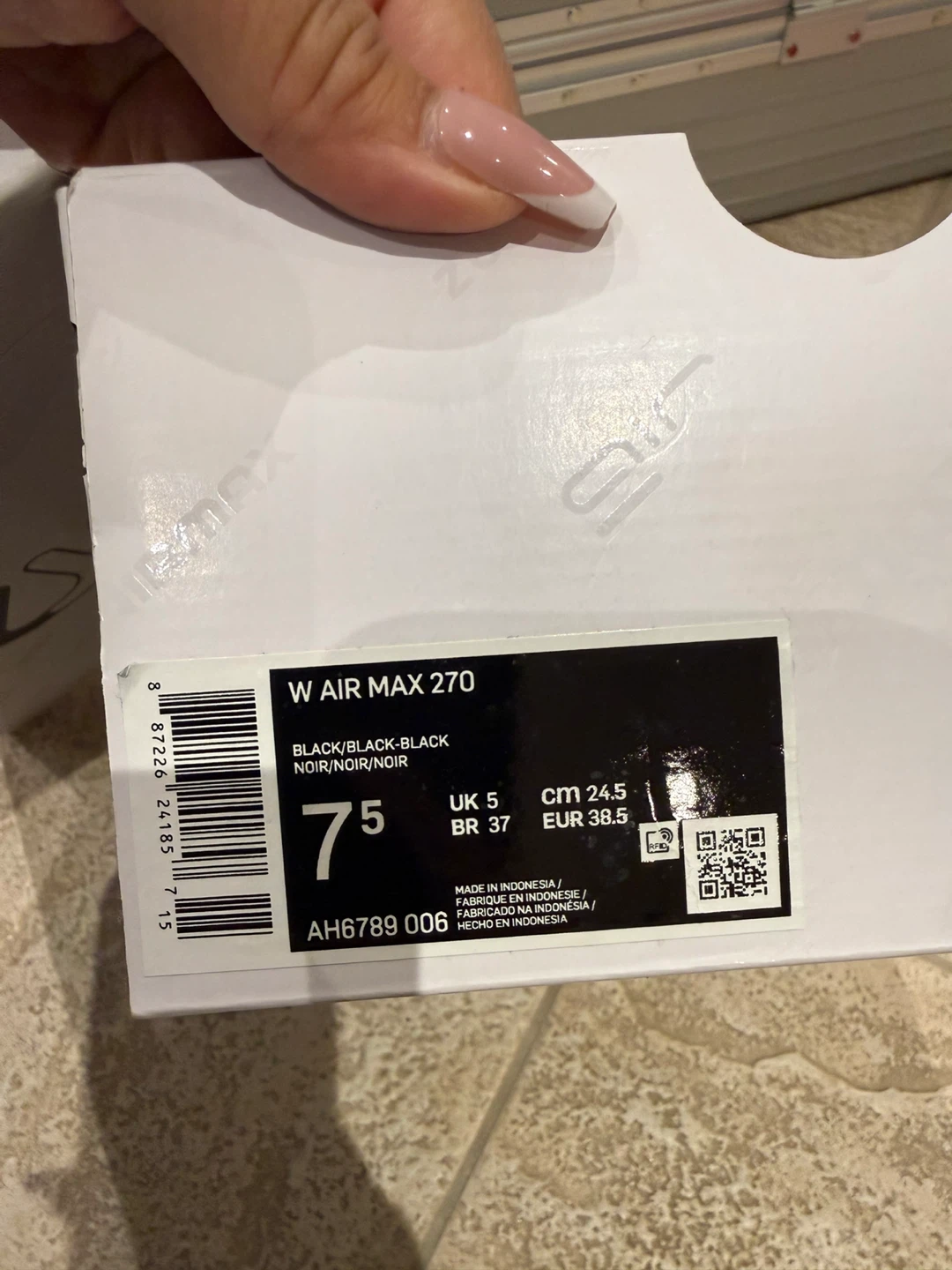 Nike Air Max 270 Women's Black Running Shoes - photo 4