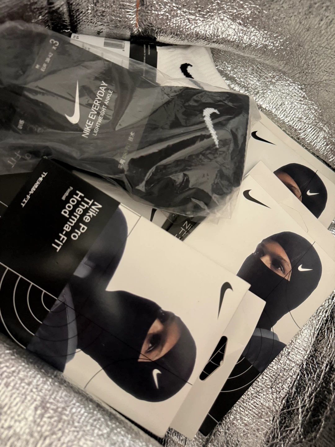 Nike Ski mask & Nike Ankle Socks