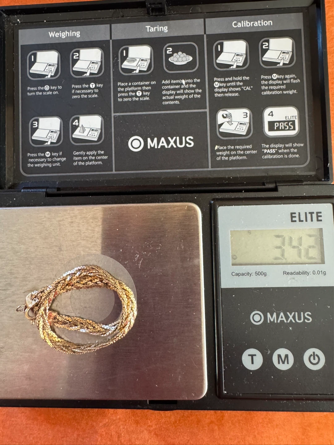 10 K Gold - Braided Chain Bracelet - photo 3