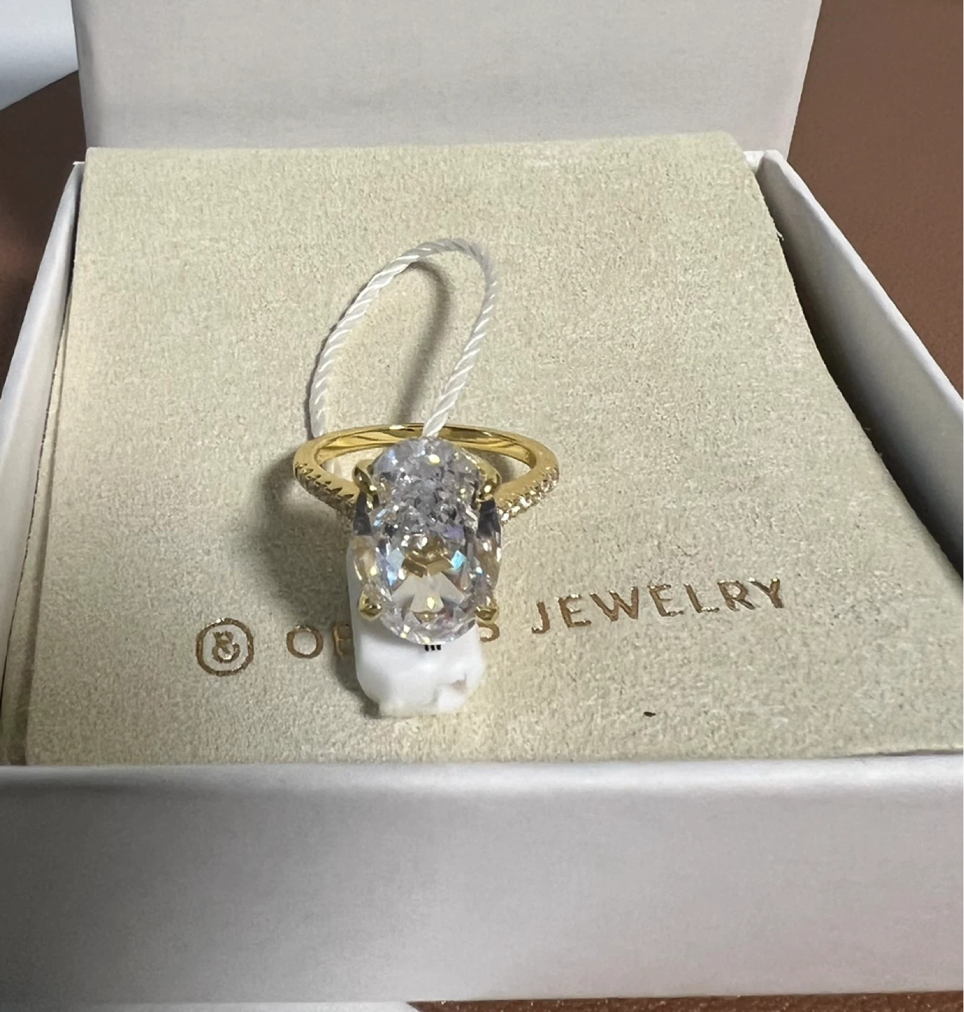 OBJKTS JEWELRY Oval Diamond Ring