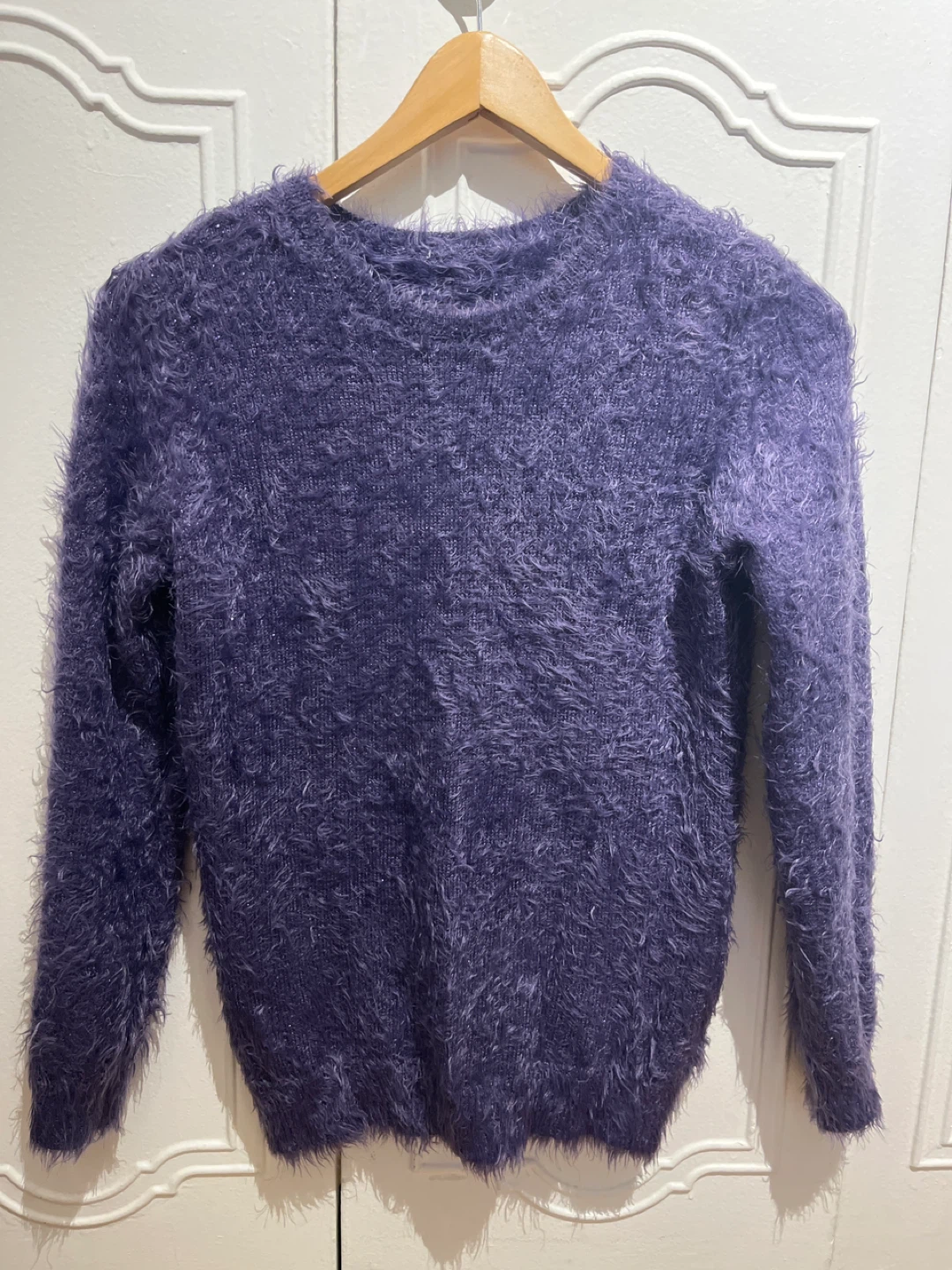 Purple Fuzzy Sweater