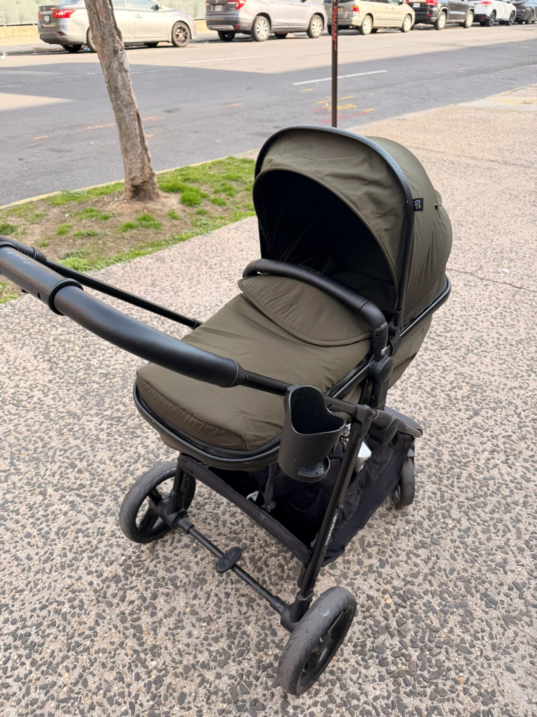 Mompush Stroller - Olive Green - photo 4