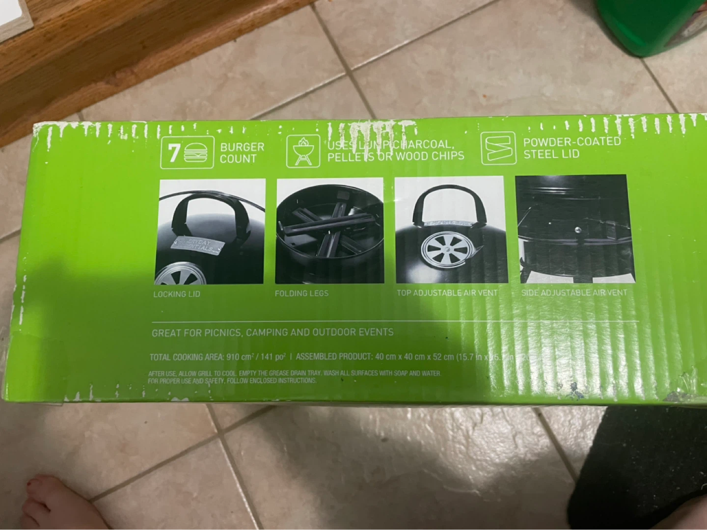 Brand new Charcoal Portable Kettle Grill - photo 2
