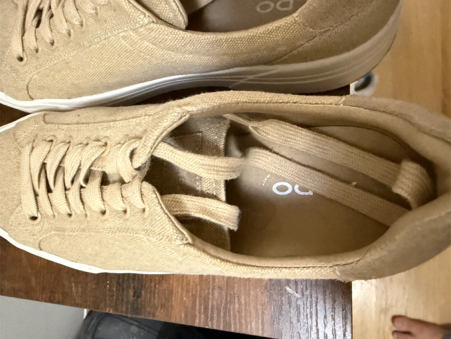 ALDO Tan Canvas Sneakers - photo 3