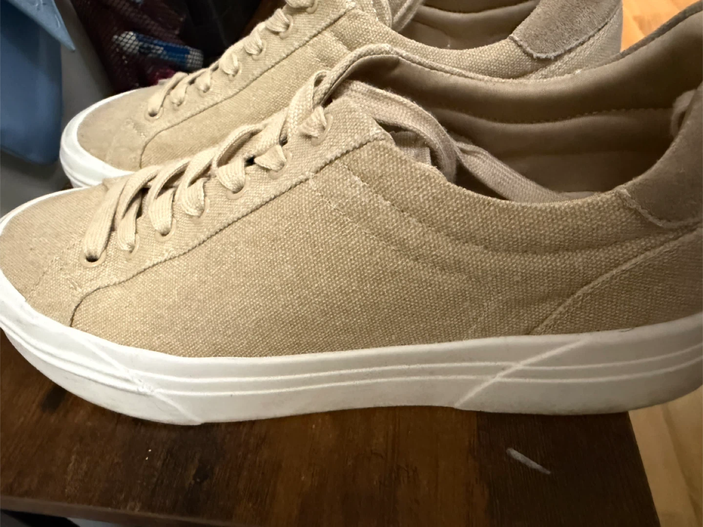 ALDO Tan Canvas Sneakers - photo 4