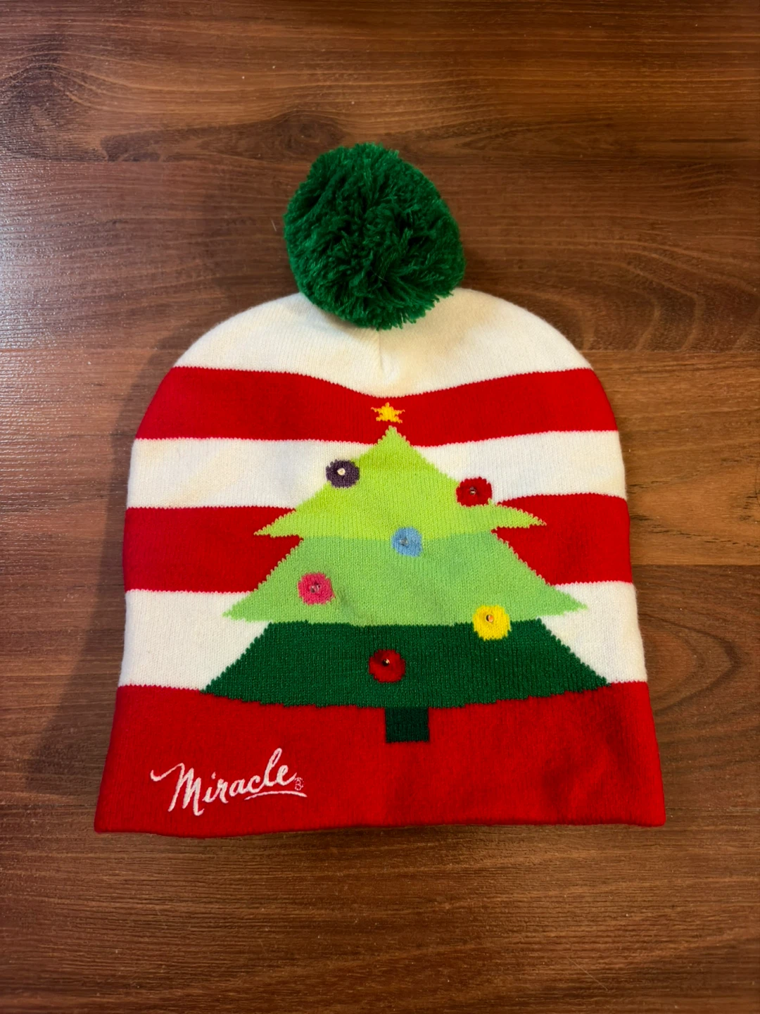 Miracle Christmas Tree Light-Up Beanie