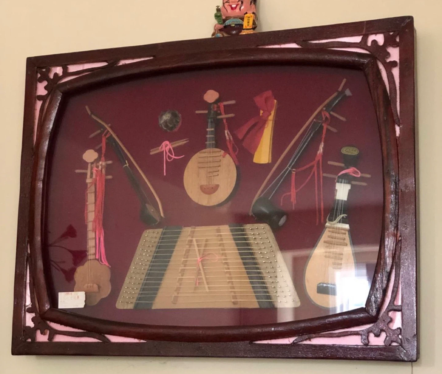 Shadow box Framed Miniature Musical Instrument Display