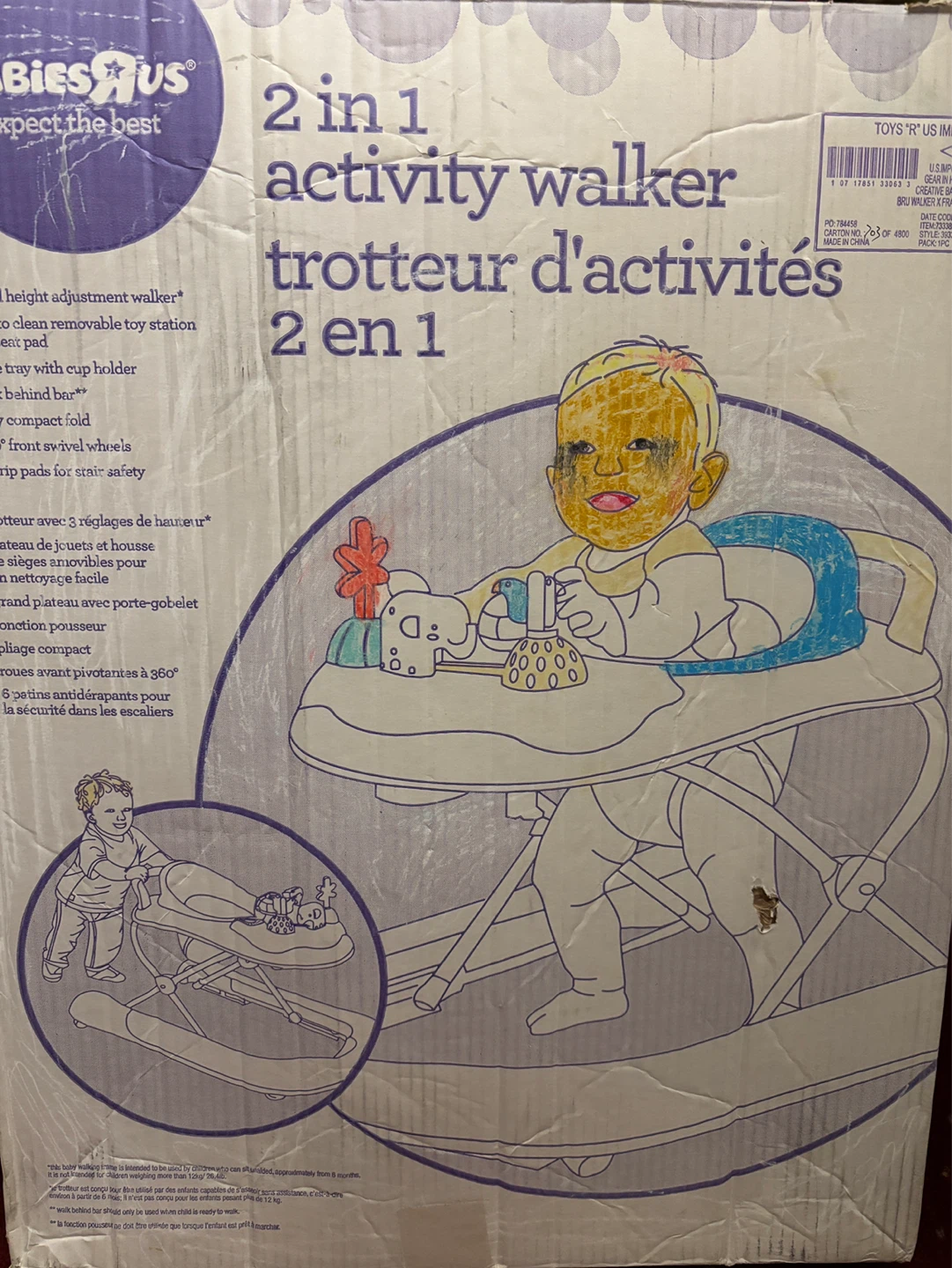 Babies R Us 2-in-1 Activity Walker - photo 2