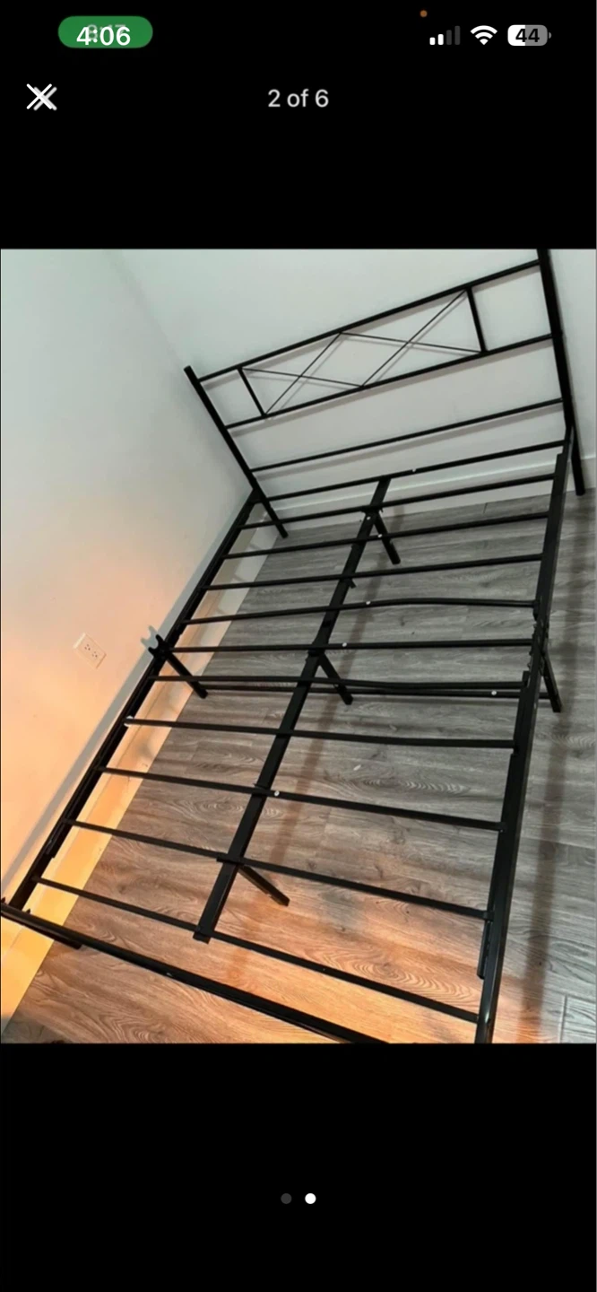 Black Metal Bed Frame