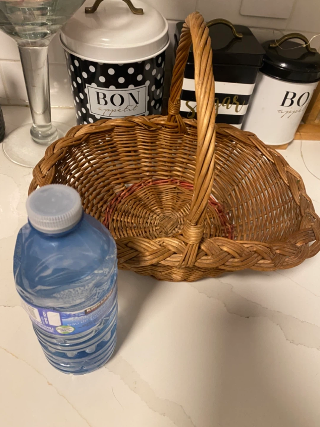 Wicker Basket with Handle - photo 3