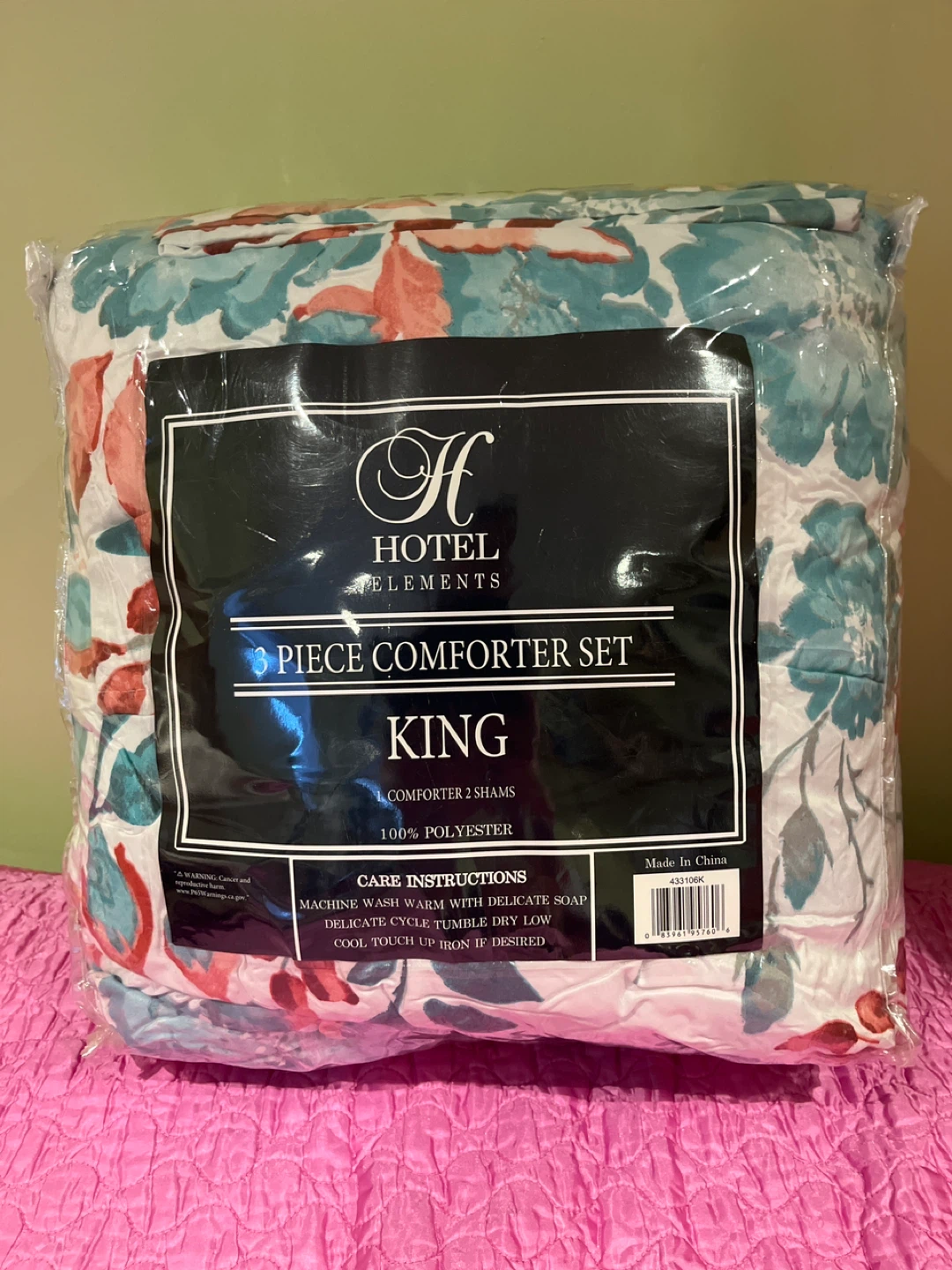 Hotel Elements King 3 Piece Comforter Set - photo 2