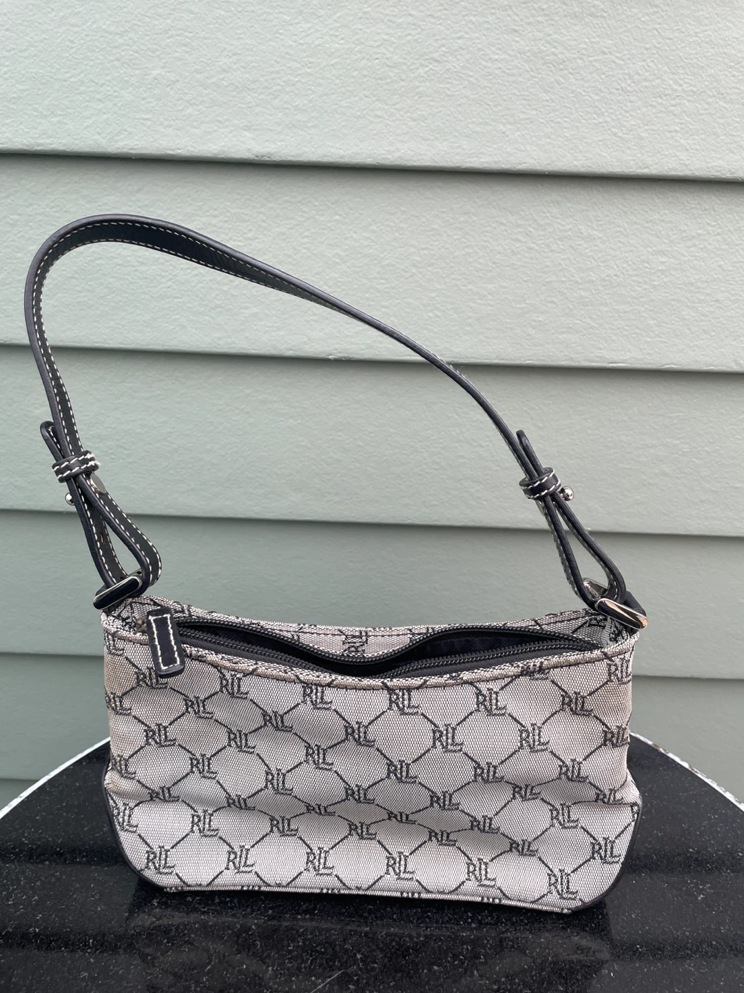 Lauren Ralph Lauren Monogram Shoulder Bag