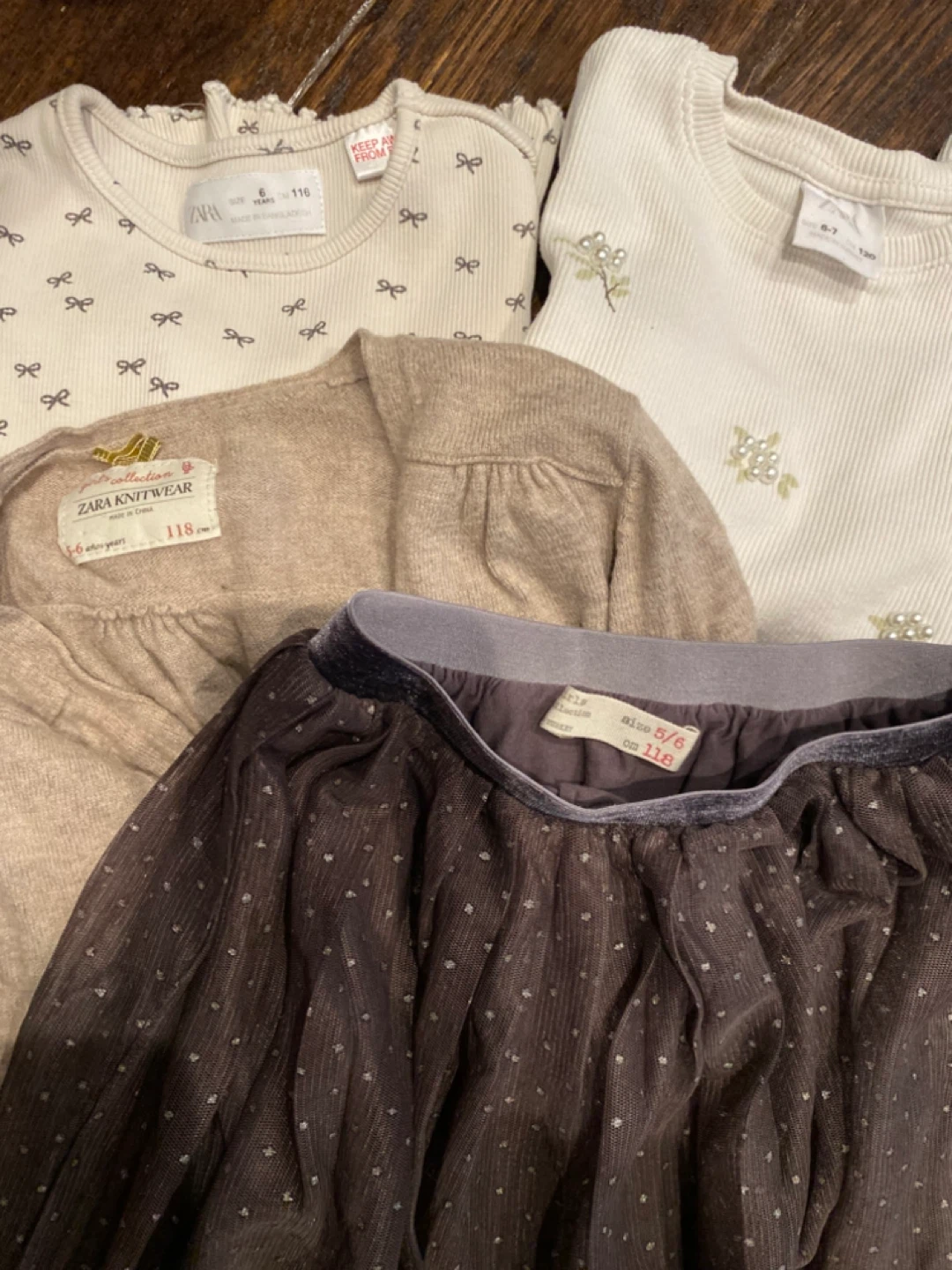 Zara Kids Knitwear Set with Skirt - photo 2