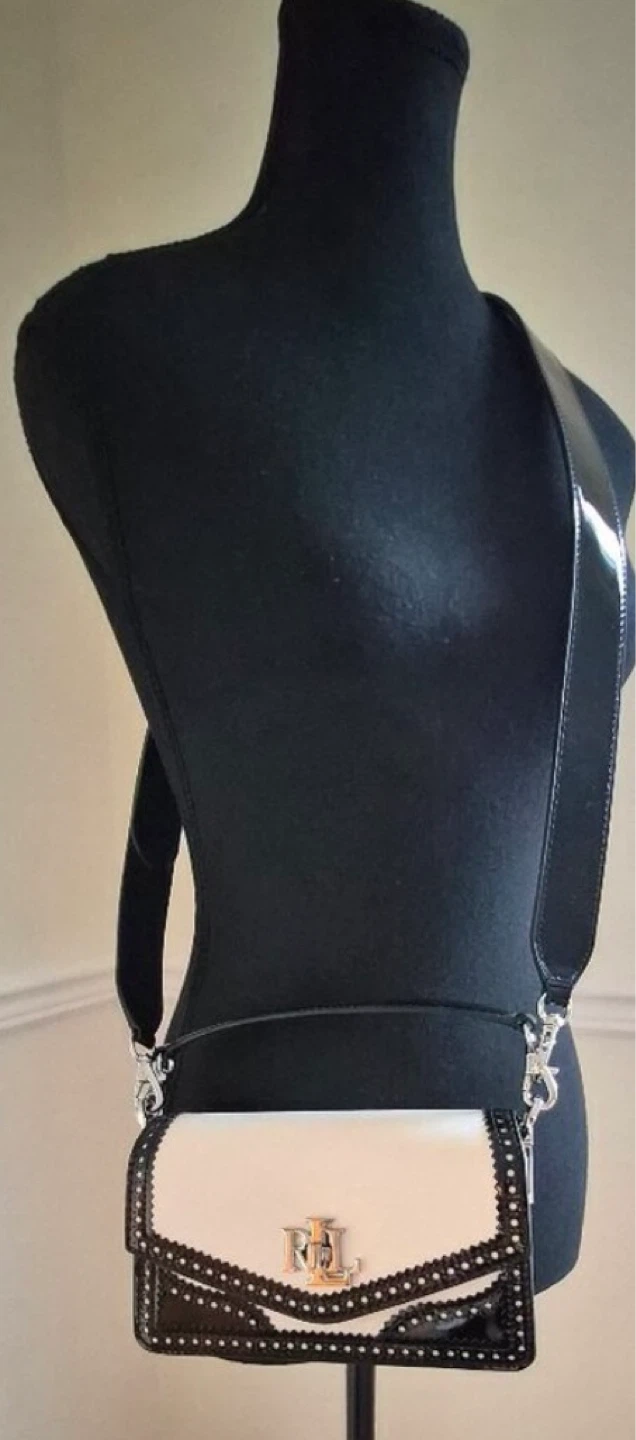 Lauren Ralph Lauren Tayler black and white bag - photo 2