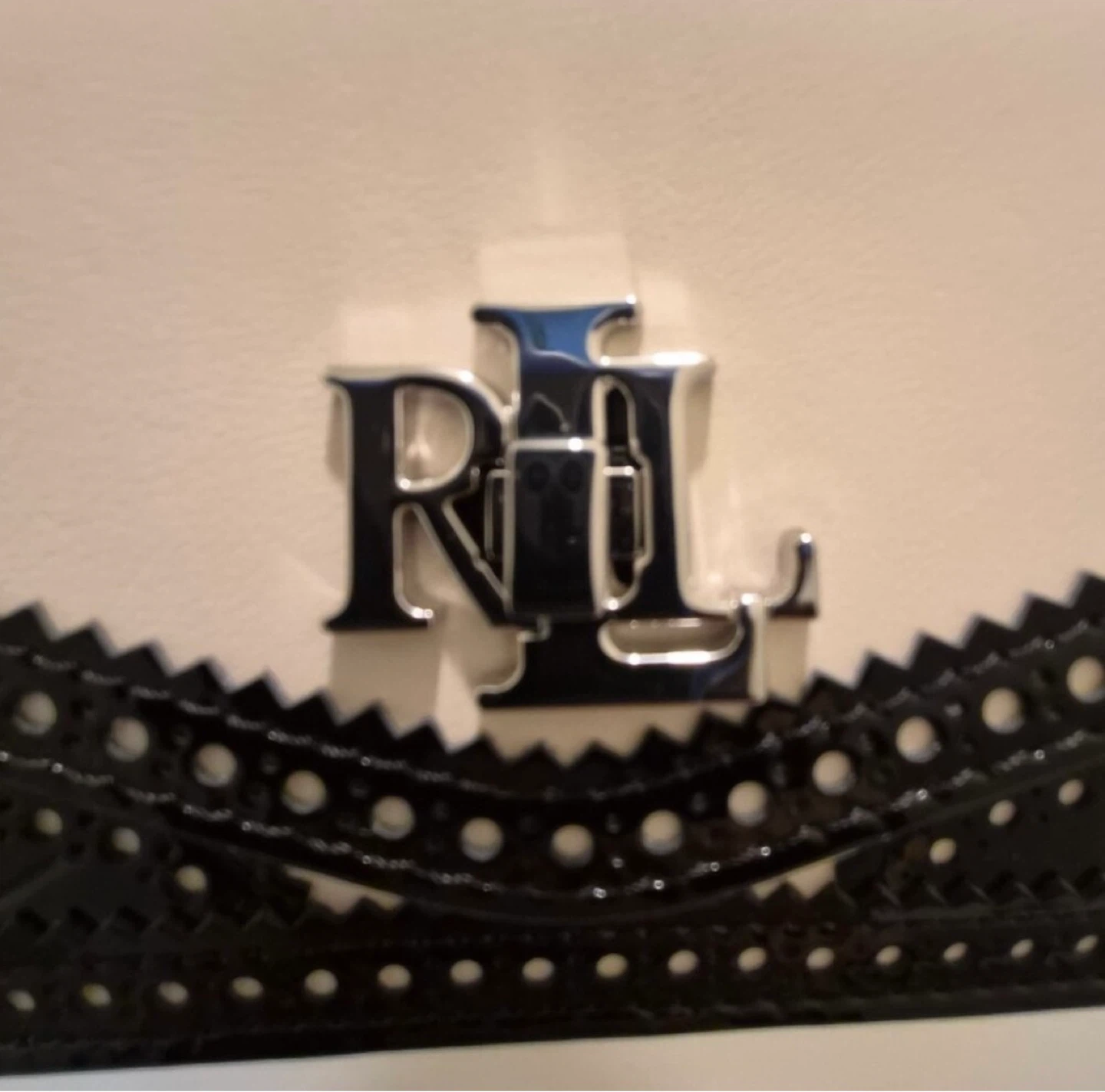 Lauren Ralph Lauren Tayler black and white bag - photo 5
