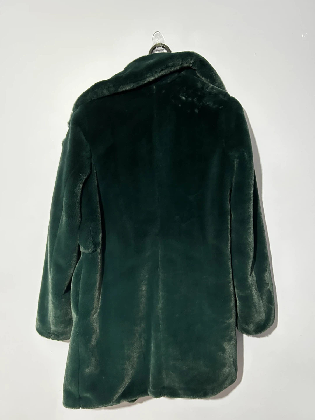 Missguided Tall Faux Fur Coat - Deep Green - photo 2