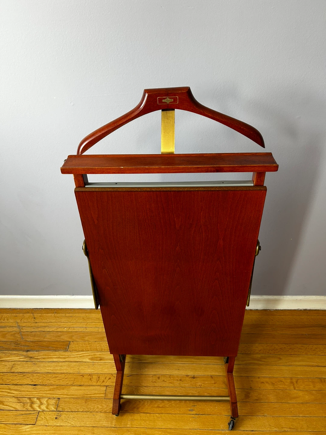 Vintage Italian Valet Stand Magazine Rack | Eaton’s | Rare - photo 5
