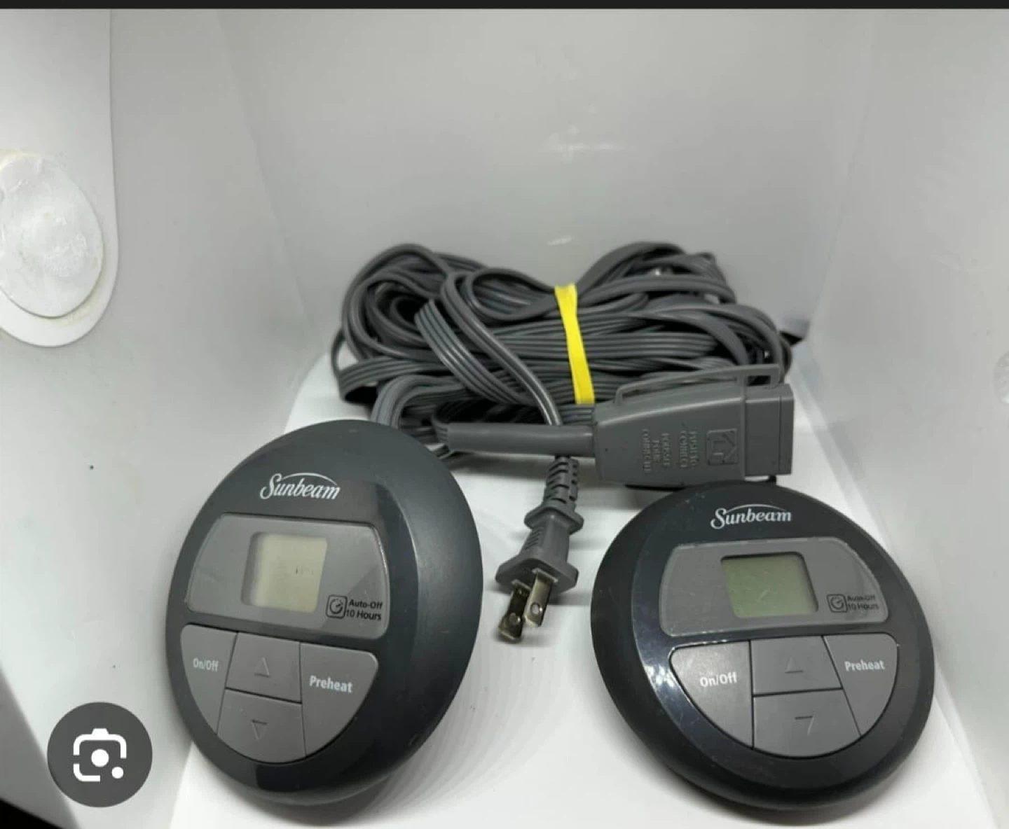 Sunbeam Heated Blanket Controllers (2) with Auto-Off