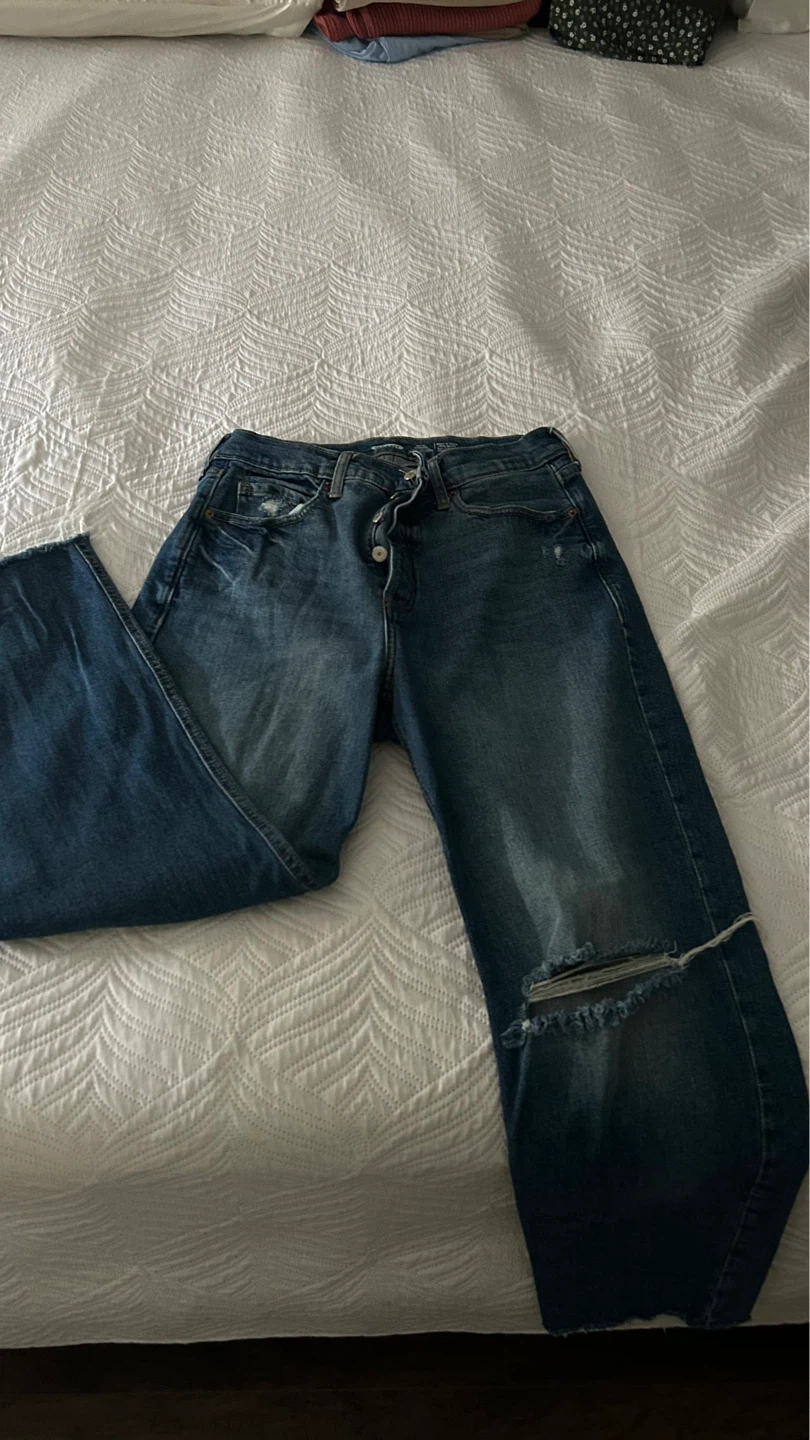 Old Navy High Waisted Straight Jeans