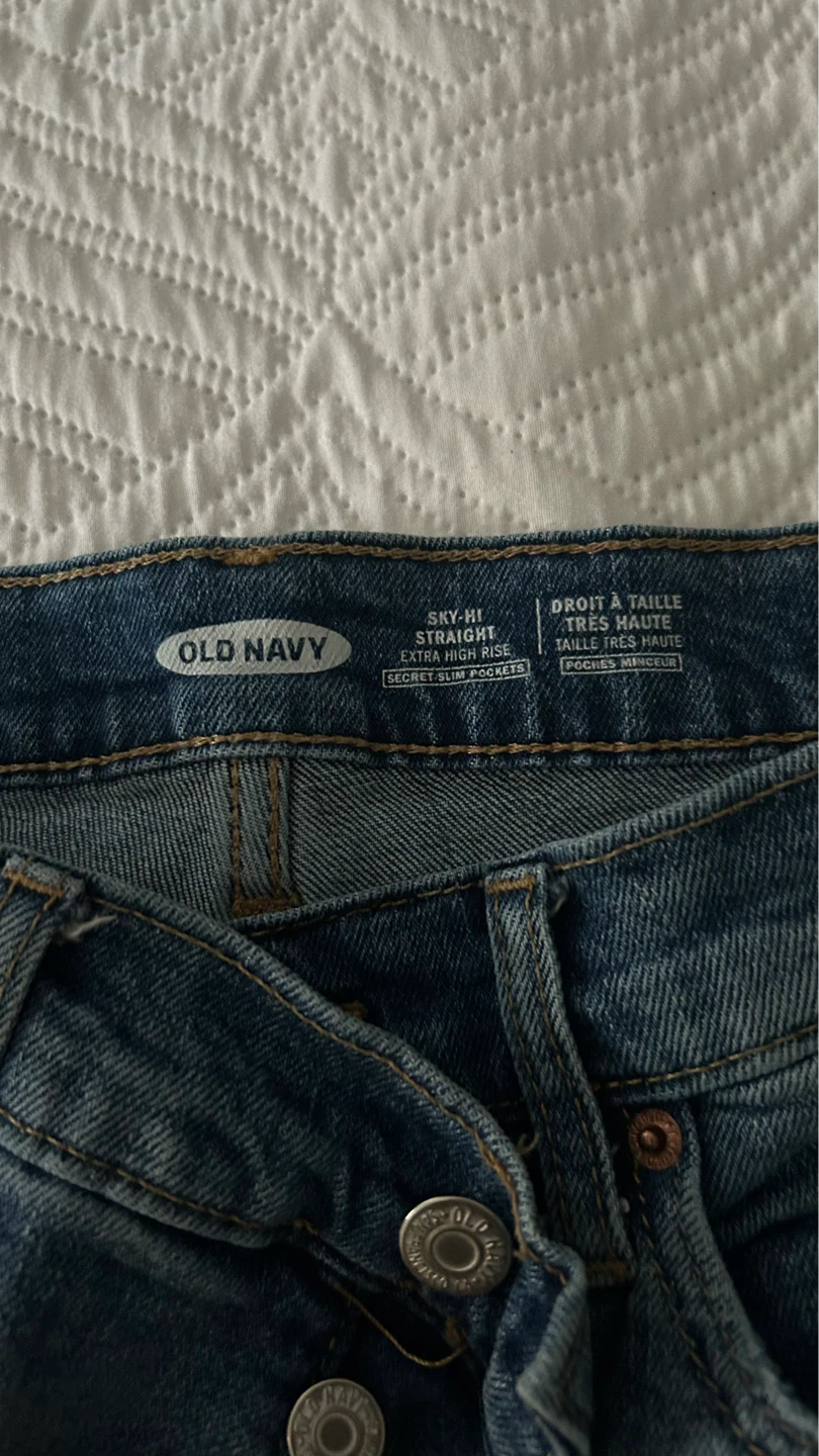 Old Navy High Waisted Straight Jeans - photo 2