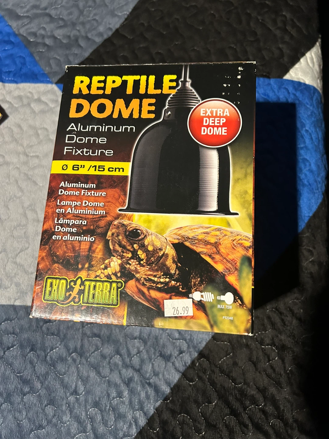 Exo Terra Reptile Dome Aluminum Dome Fixture 6" / 15 cm