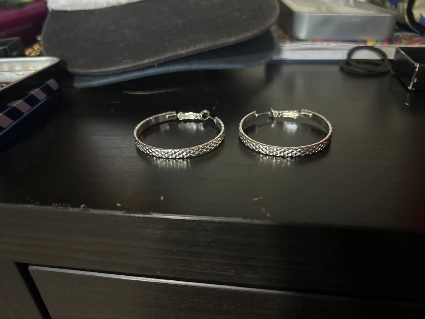 Silver Hoop Earrings