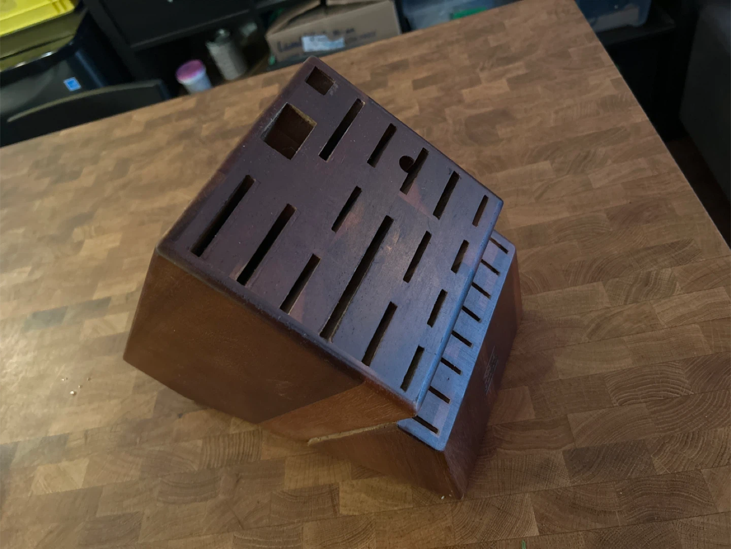 Wooden Knife Block Holder - photo 2