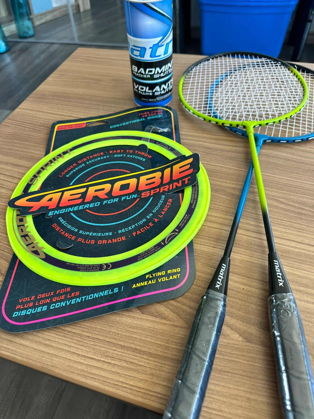 Matrix Badminton Set with Aerobie Flying Ring - photo 3