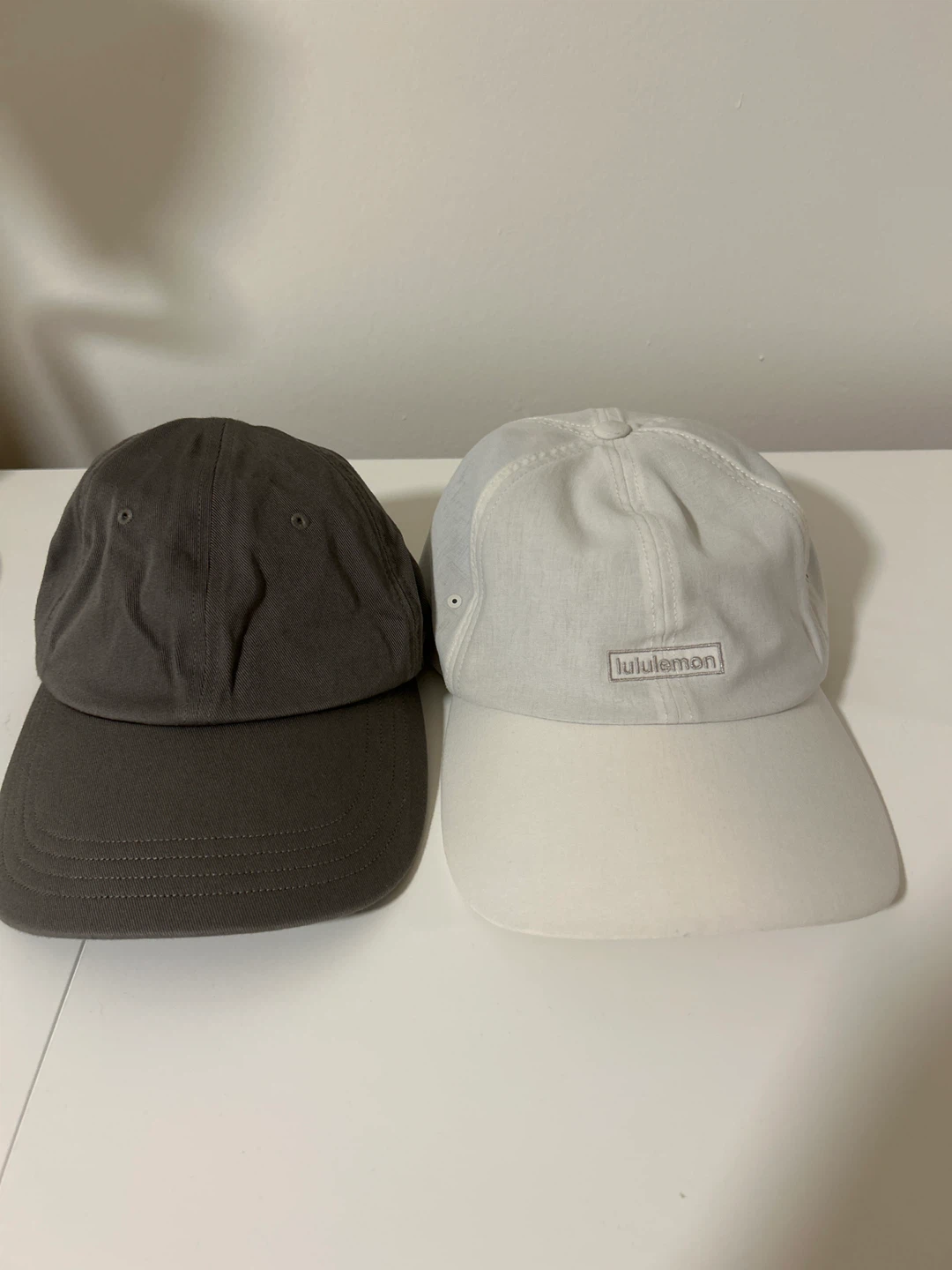 Super sale!! 2 Lululemon Baseball Cap - Grey and White