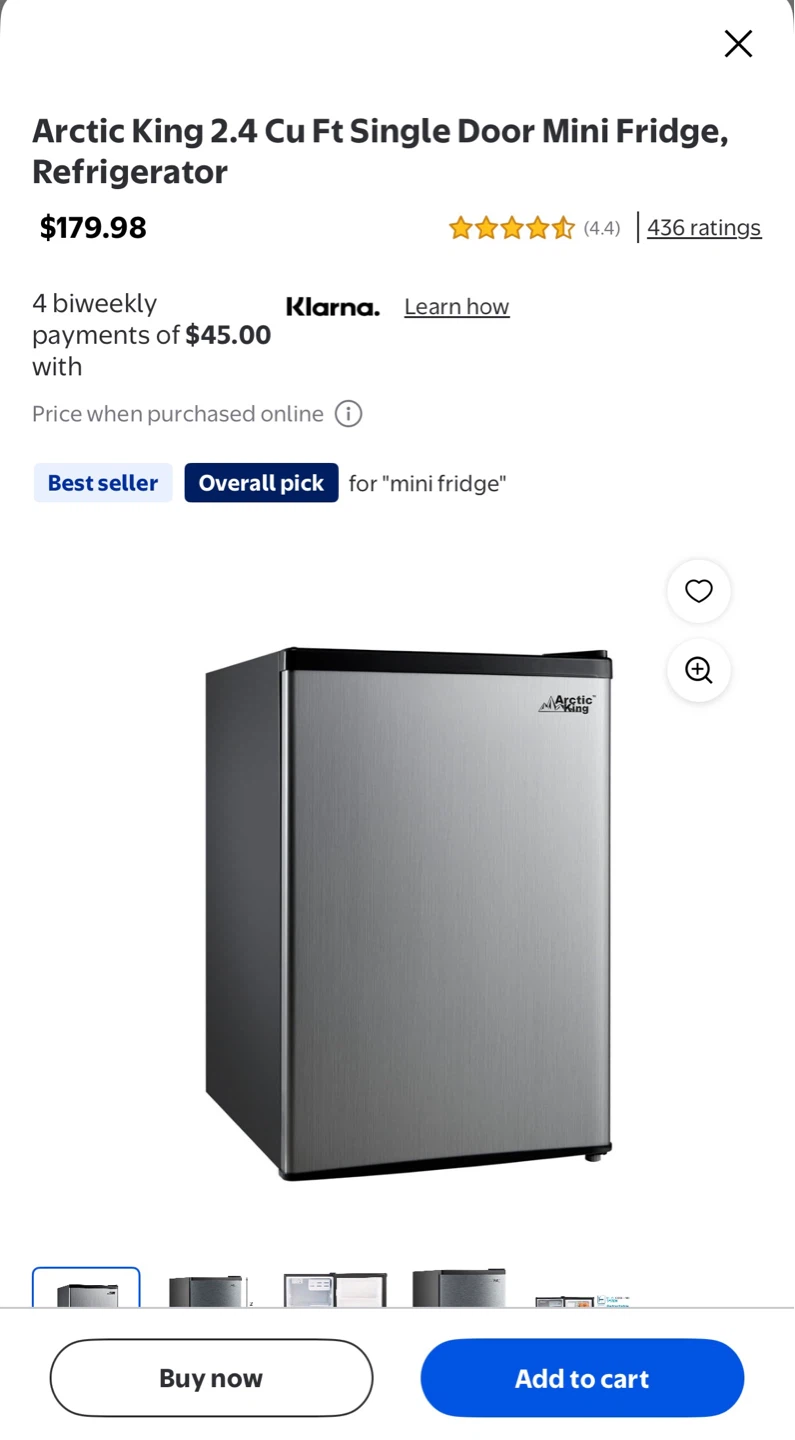 Arctic King 2.4 Cu Ft Mini Fridge - photo 2