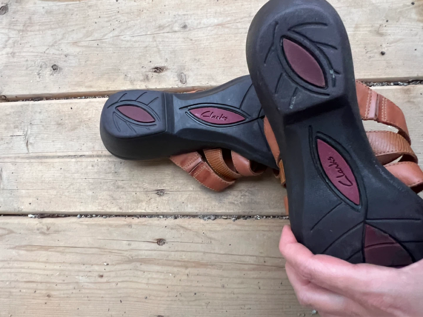 Clarks Artisan Brown Leather Strappy Sandals - photo 3