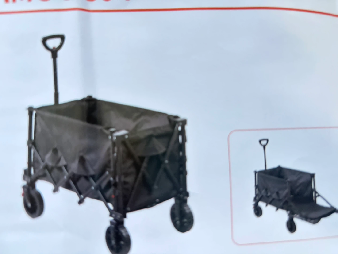 AMOUCO1 Folding Outdoor Utility Wagon