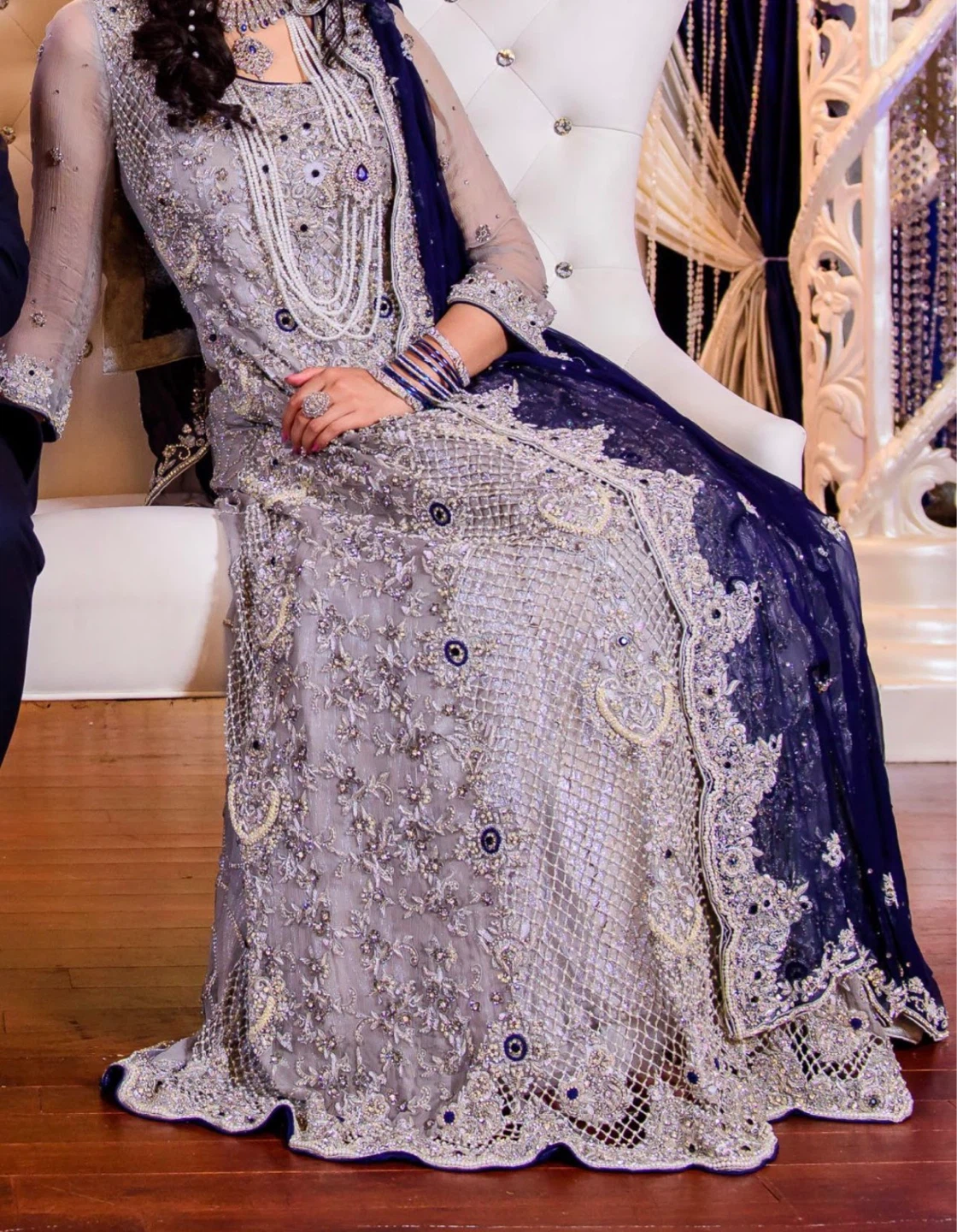 Embellished Formal Pakistani Dress - photo 5