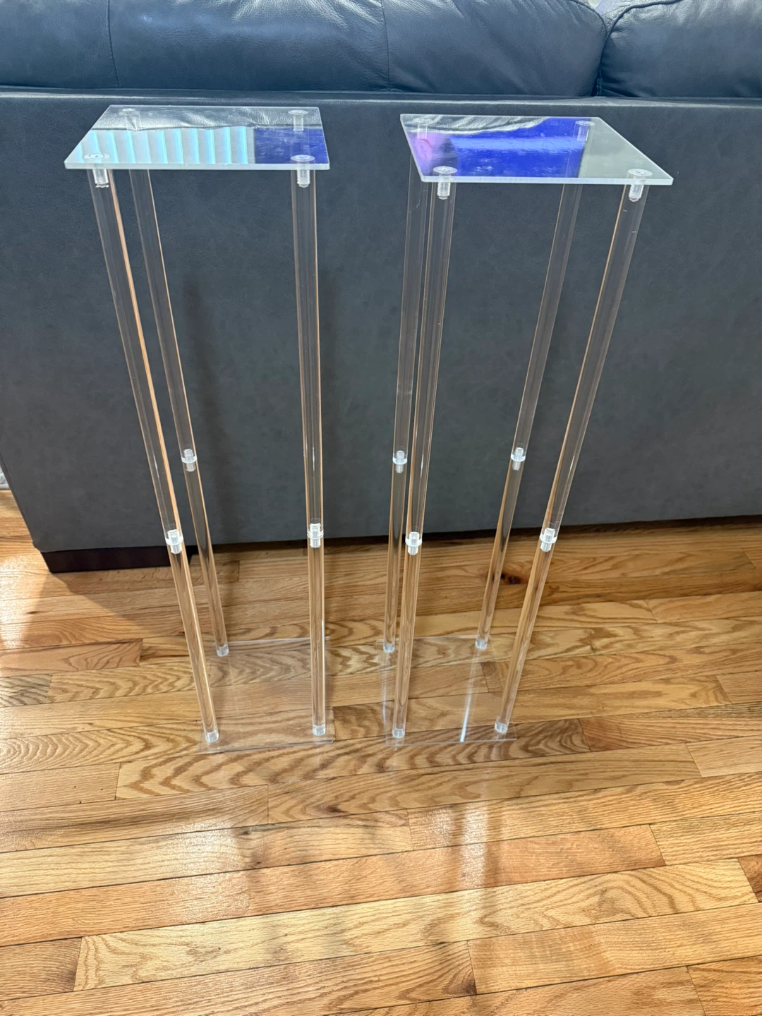 8 Acrylic Pedestal Stands for Events