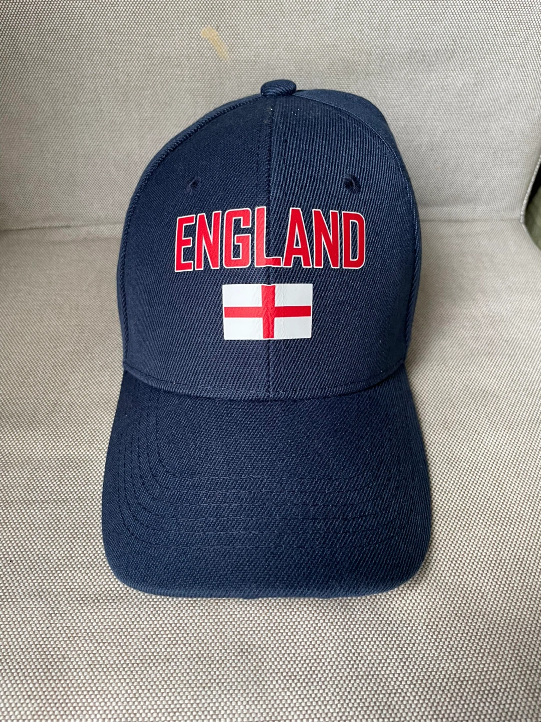 Navy England World Cup Flag Baseball Cap